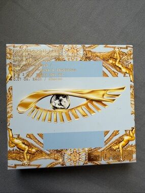 Pat McGrath Gold and White Decorative Eyeshadow Palette Packaging